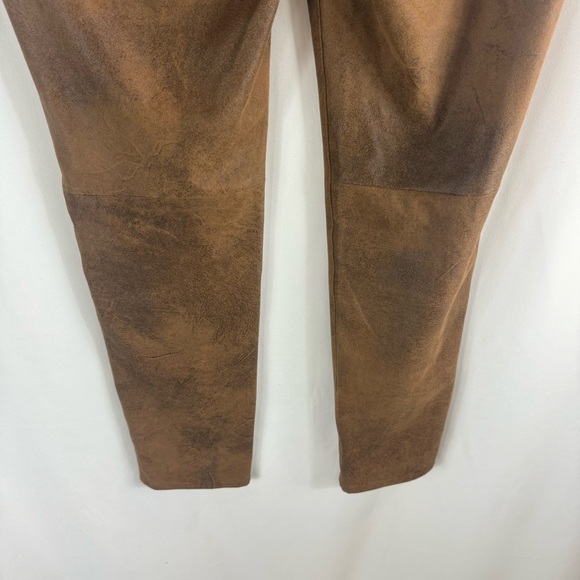 Chicos Sz 2 Regular ( US 12) Medium Md Brown
Vegan Faux Suede Stretchy Slim Leg - Picture 9 of 14
